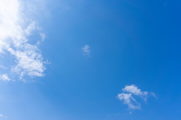 Naklejka na ściany i meble Refreshing blue sky and cloud background material_blue_56