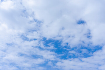 Refreshing blue sky and cloud background material_blue_65