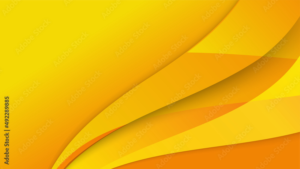 Poster orange and yellow background color composition in abstract. abstract backgrounds with a combination 