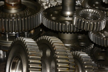 Obraz na płótnie Canvas transmission gears