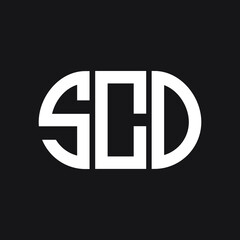 SCO letter logo design on black background. SCO creative initials letter logo concept. SCO letter design. 
