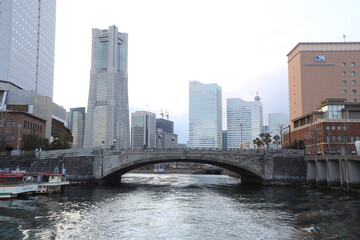 万国橋とみなとみらい地区