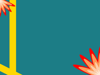 abstract background with flowers