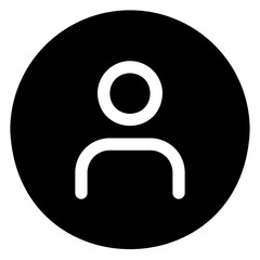 user profiles glyph icon