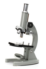 microscope isolated on white background
