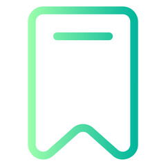 bookmark gradient icon