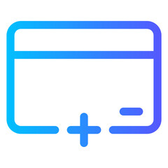 Obraz premium payment gradient icon