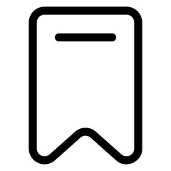 bookmark line icon