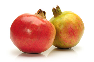 pomegranate isolated on white background