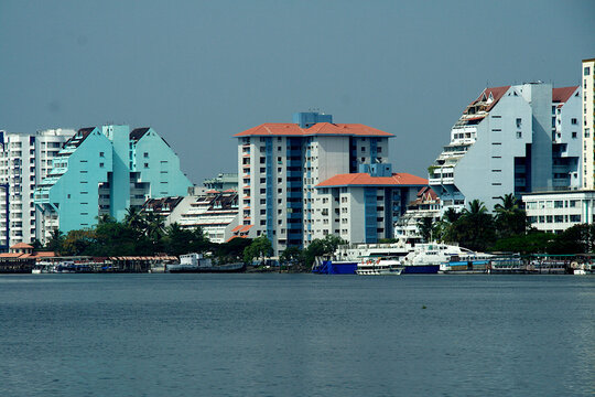 Modern Buildings At Kochi