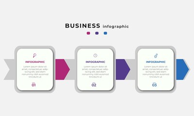 Steps Timeline Infographics Design Template