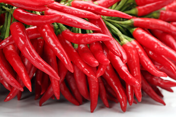 Red Hot Chili on white background