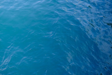 blue sea water.