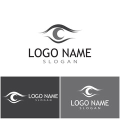 Branding Identity Corporate Eye Care vector logo design