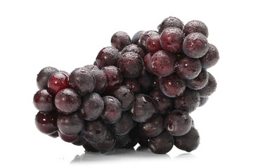 Grapes on a white background 