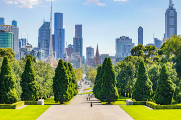 Obraz premium Melbourne City, Australia メルボルン シティ オーストラリア