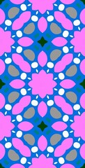 Fractodome Colorful Seamless Fractal Patterns