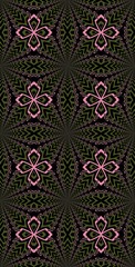 Fractodome Colorful Seamless Fractal Patterns