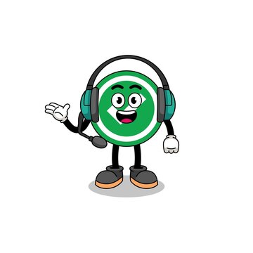 recommend clip art: Mascot Illustration of check mark as a customer services