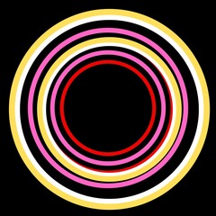 abstract, art, background, black, blue, bright, center, circle, circles, circular, color, colorful, curlicue, cycle, cyclic, dark, design, element, energy, furl, geometric, graphic, illustration, kink