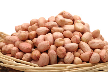 red peanuts on the Peanuts background 