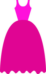  Dress vector illustration. Dress image or clip art. women dress.