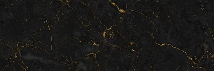 Photo sur Aluminium Marbre luxury black marble texture with high resolution.