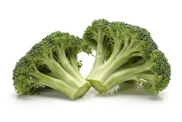 Broccoli vegetable on white background 