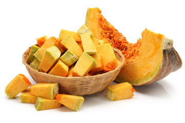 pumpkin on white background 