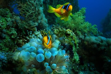 Fototapeta na wymiar fish on reef