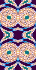 Fractodome Colorful Seamless Fractal Patterns