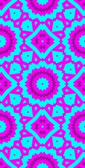 Fractodome Colorful Seamless Fractal Patterns