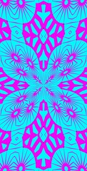 Fractodome Colorful Seamless Fractal Patterns