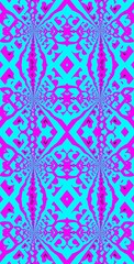 Fractodome Colorful Seamless Fractal Patterns