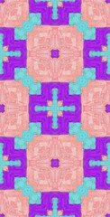 Fractodome Colorful Seamless Fractal Patterns