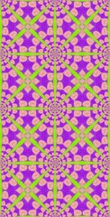Fractodome Colorful Seamless Fractal Patterns