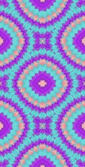 Fractodome Colorful Seamless Fractal Patterns