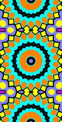 Fractodome Colorful Seamless Fractal Patterns