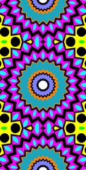 Fractodome Colorful Seamless Fractal Patterns