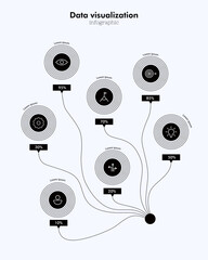data visualization infographic vector template.
7 infographic vector template.