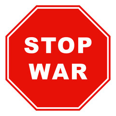 Sign stop war