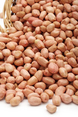 close up of peanuts