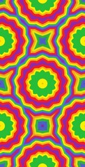 Fractodome Colorful Seamless Fractal Patterns