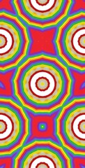 Fractodome Colorful Seamless Fractal Patterns