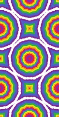 Fractodome Colorful Seamless Fractal Patterns