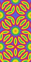 Fractodome Colorful Seamless Fractal Patterns