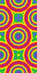 Fractodome Colorful Seamless Fractal Patterns