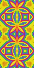 Fractodome Colorful Seamless Fractal Patterns