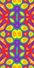 Fractodome Colorful Seamless Fractal Patterns