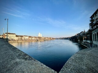 Fototapeta premium view of the city country in Switzerland -Basel
